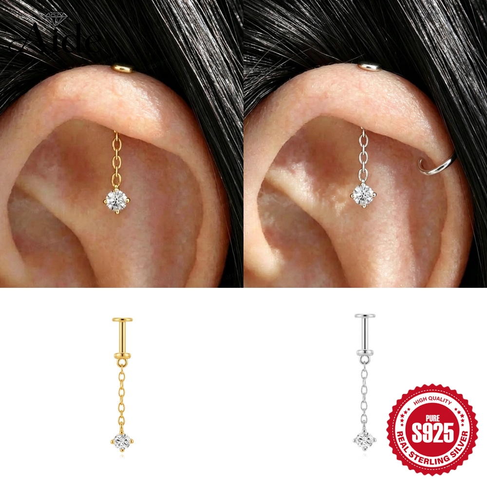 Star Flat Back - AIDE Подвеска из серебра 925 пробы
