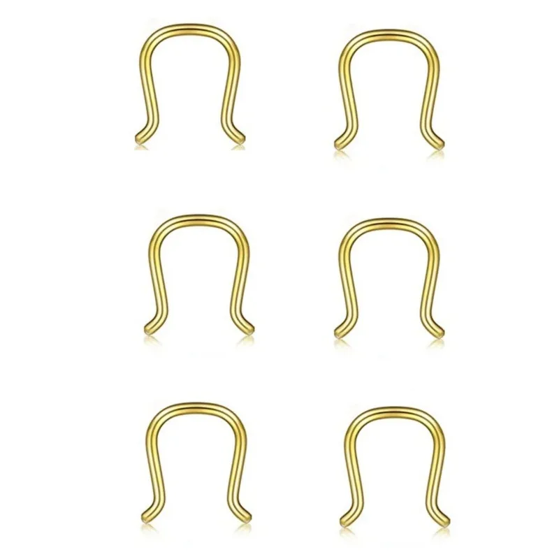 Body Jewelry Septum - 6 шт. 18G 8 мм, U-образные
