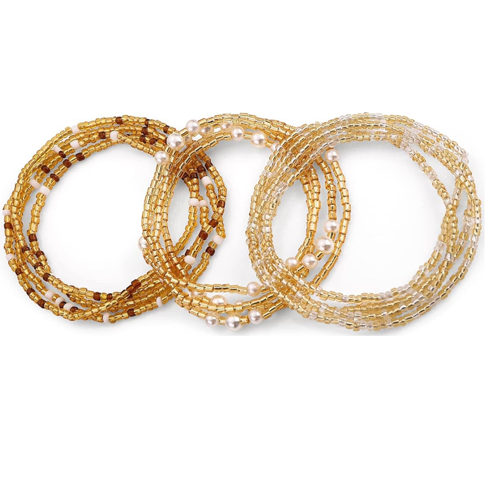 Body Jewelry Bulk - Бусины для талии для женщин, эластичные
