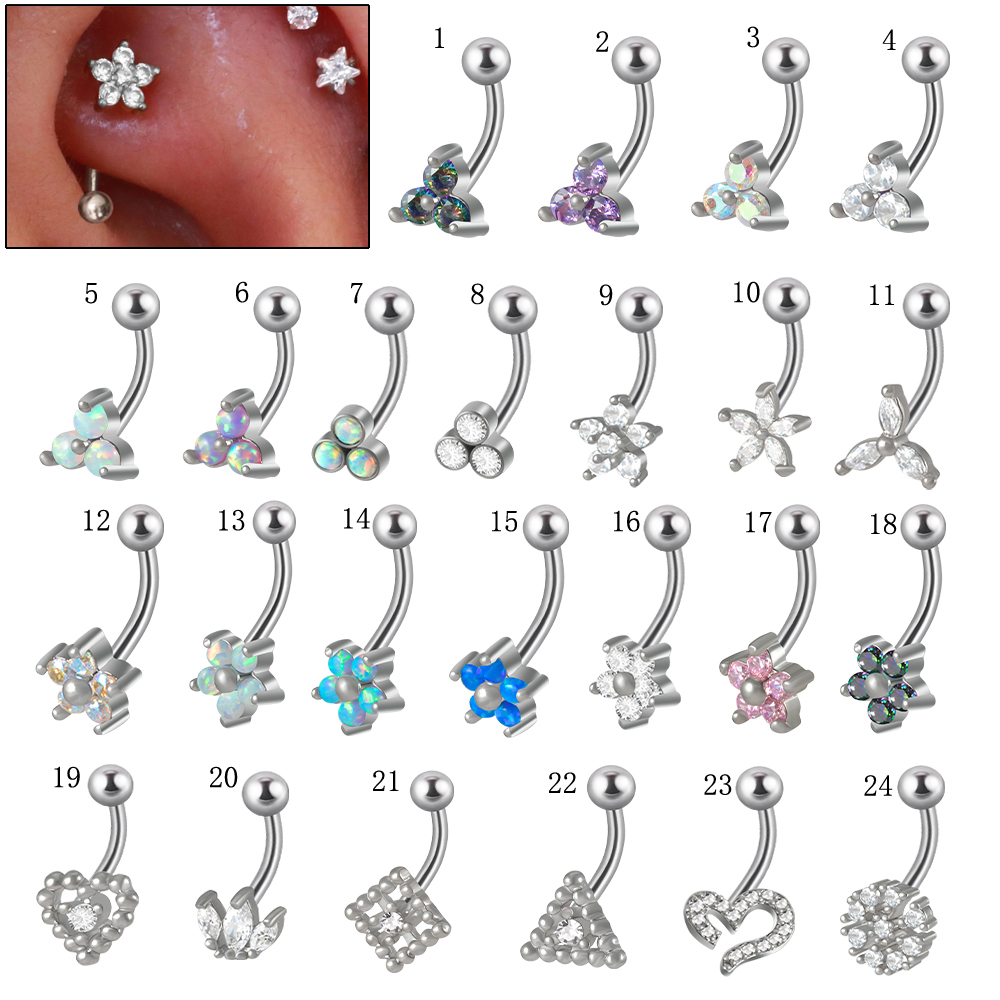 Rook Curved Barbell - Кольцо для бровей из титана G23,