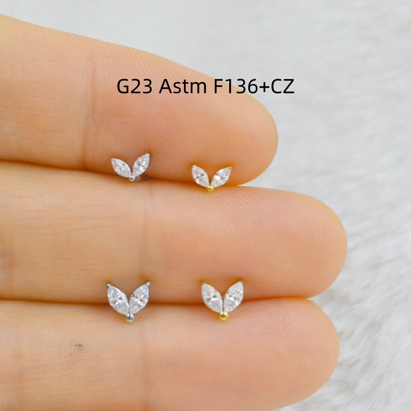 Rook Curved Barbell - Лот 10 шт. G23 Титан ASTM