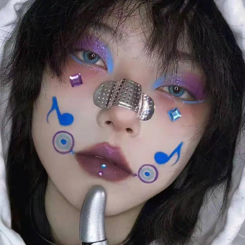 Body Jewelry Tunnels - Панк-манжеты для носа, металлический зажим для
