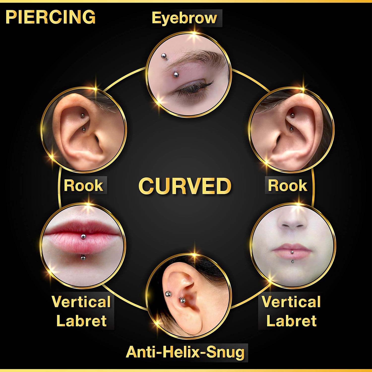 Набор из 32 штук: Изогнутые шт – обзор и цена Rook Curved Barbell
