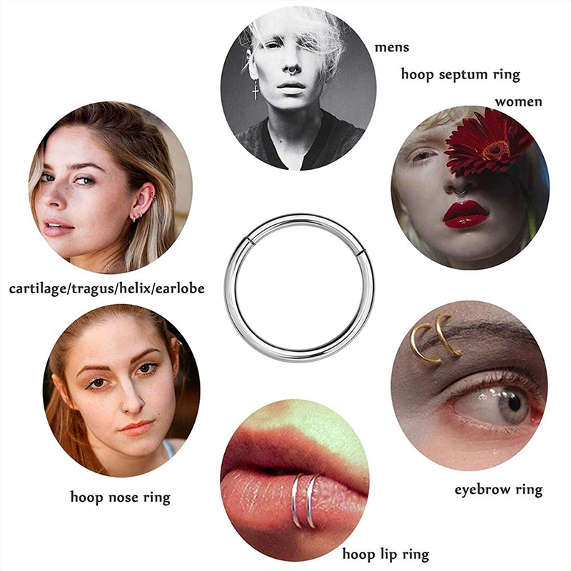 Кольцо-кликер из хирургической – обзор и цена Body Jewelry Septum