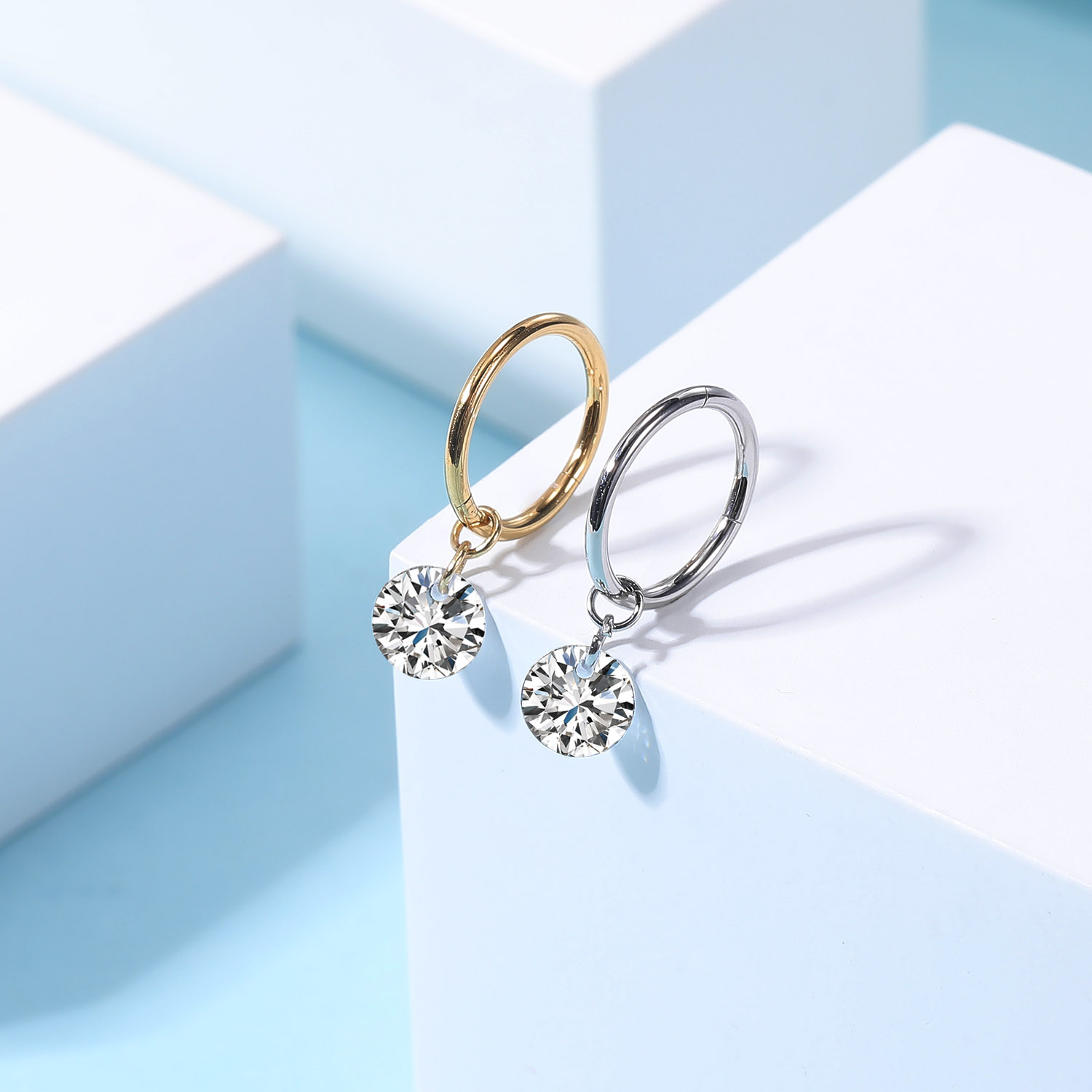 ZS 16 г золотого цвета обруч к – обзор и цена Body Jewelry Real Gold