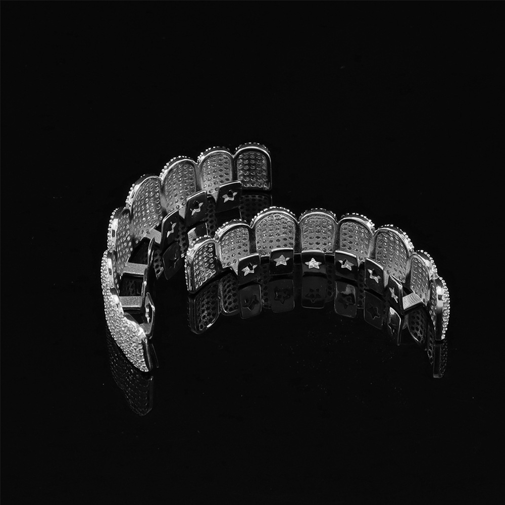 Серебряные грилзы для зубов с  – обзор и цена Body Jewelry Art