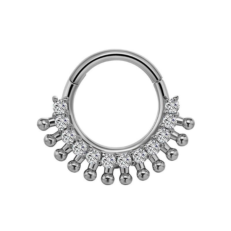 31BB Кристалл Кольцо Хряща Нос – обзор и цена Body Jewelry Septum