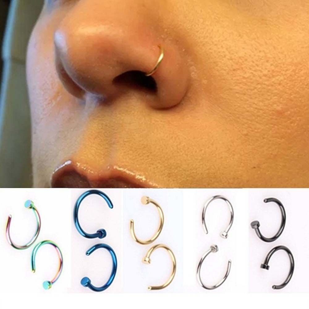 Тонкие серьги-гвоздики в форме – обзор и цена Body Jewelry Septum