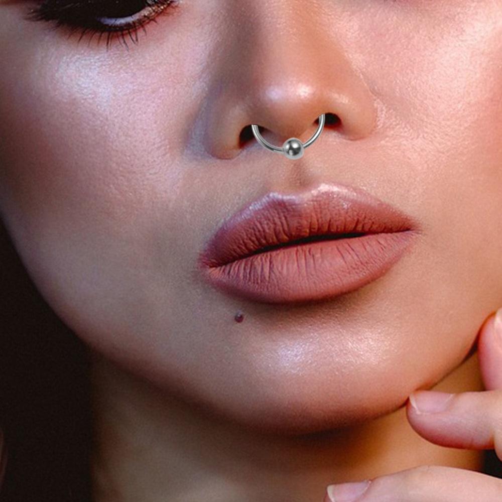 Панк-металлические кольца для  – обзор и цена Body Jewelry Septum
