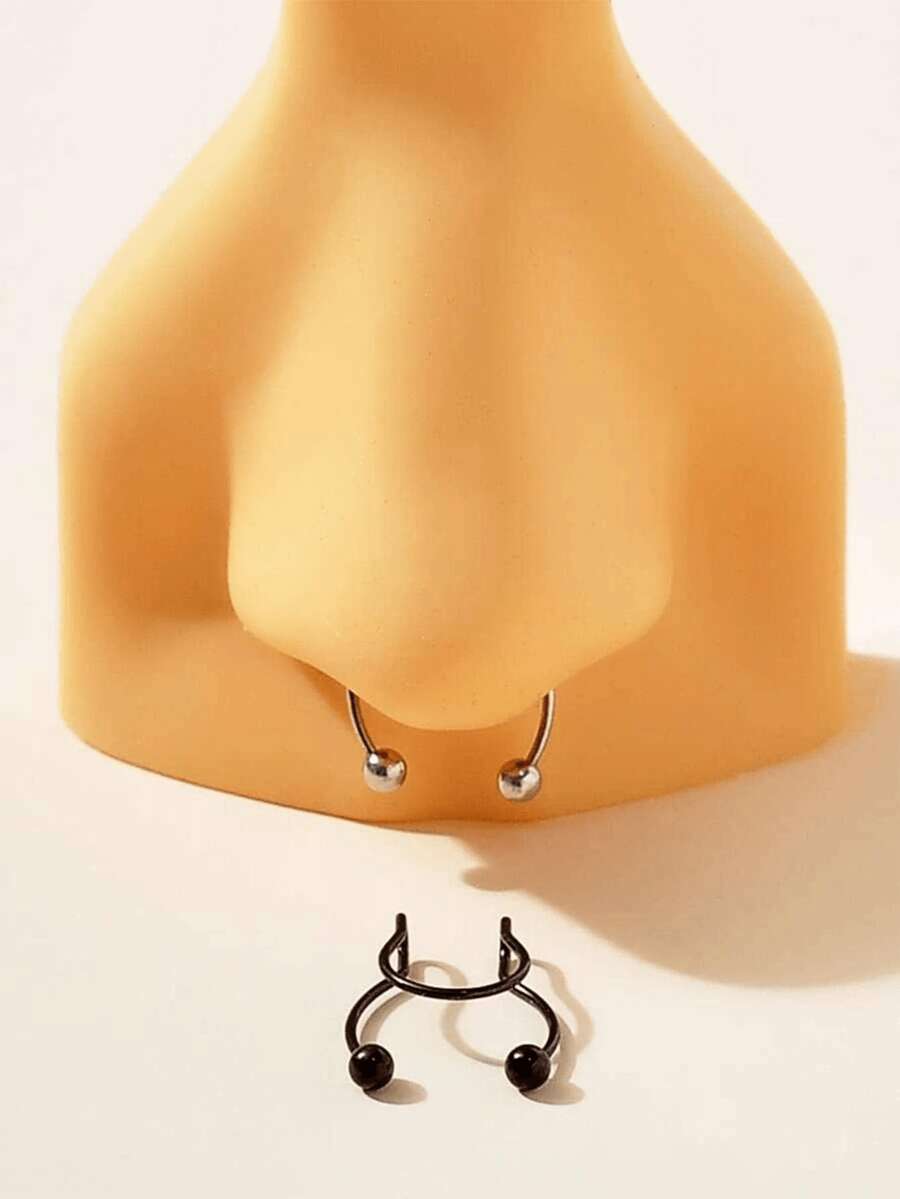 2 шт. металлических украшений  – обзор и цена Body Jewelry Septum