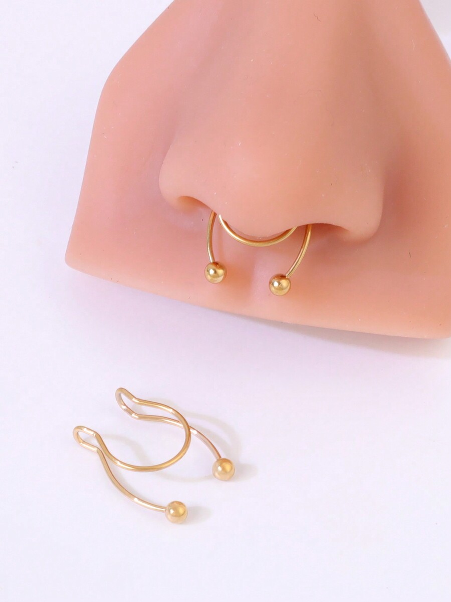 2 шт. металлических украшений  – обзор и цена Body Jewelry Septum