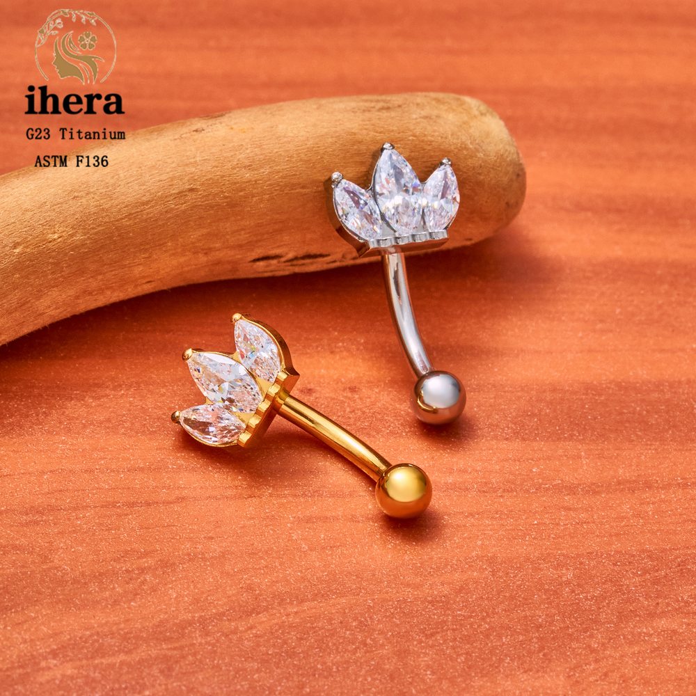 Титановые серьги для пирсинга  – обзор и цена Rook Curved Barbell