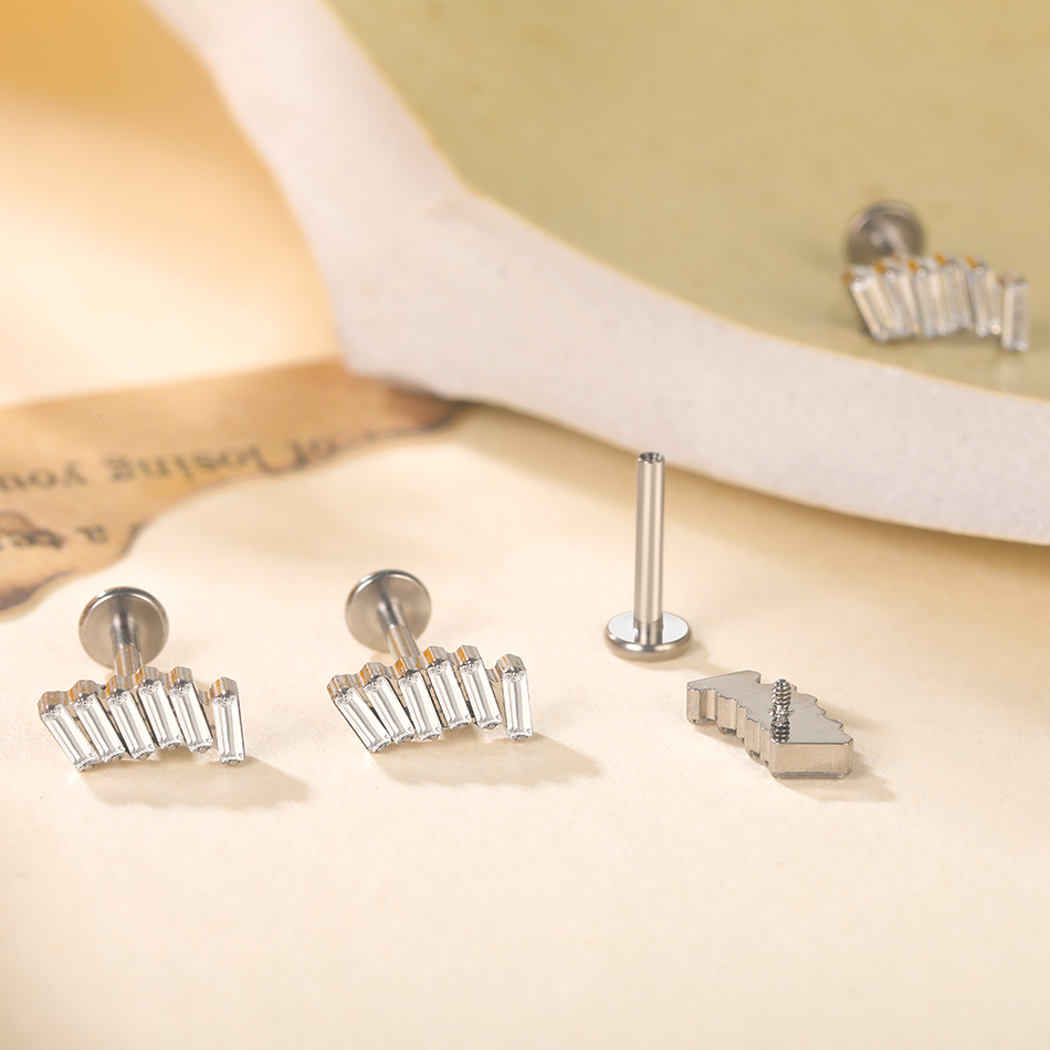 1/5 шт. G23 титановые серьги д – обзор и цена Cluster Stud Ear