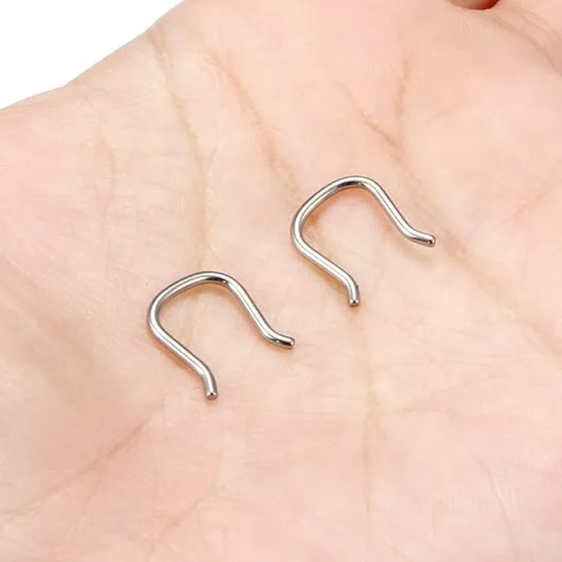 6 шт. 18G 8 мм, U-образные и с – обзор и цена Body Jewelry Septum