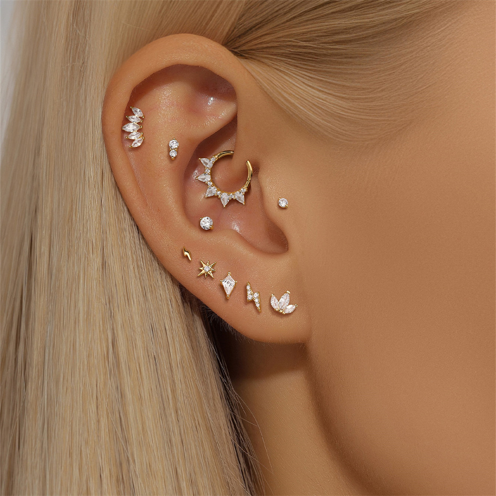 AIDE настоящие 14-каратные одн – обзор и цена Body Jewelry Real Gold