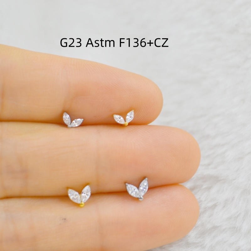 Лот 10 шт. G23 Титан ASTM F136 – обзор и цена Rook Curved Barbell