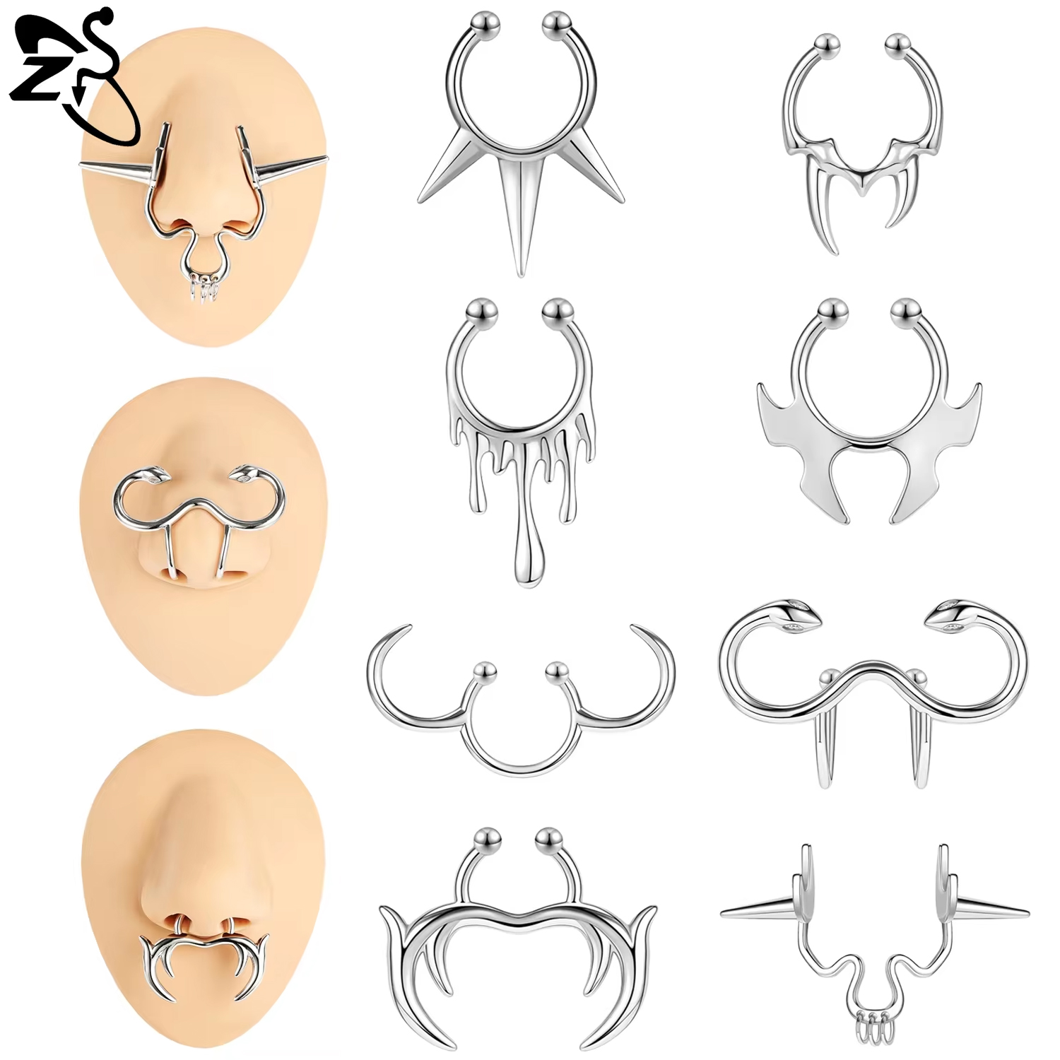 Кольцо ZS для имитации перегор – обзор и цена Body Jewelry Septum